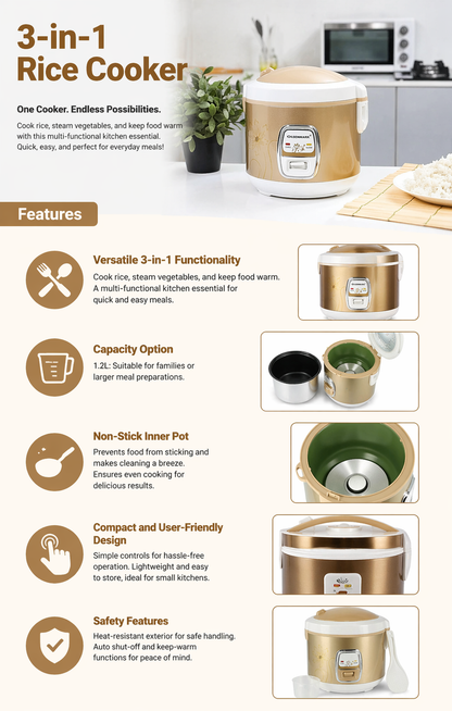 3-in1-Rice Cooker