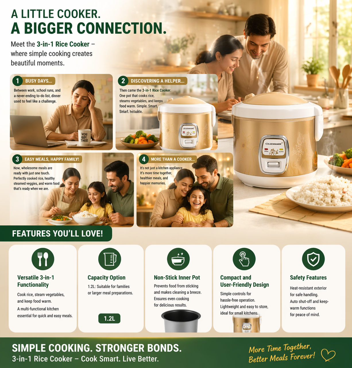 3-in1-Rice Cooker