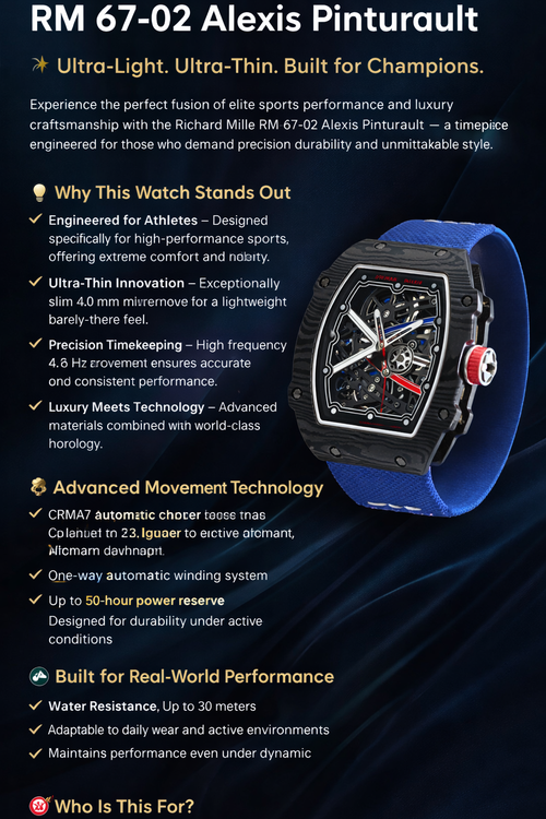 Richard Mille Lifestyle RM 67 A+ copy