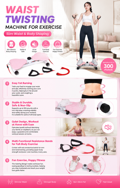 Waist Twisting Machine for Exercise