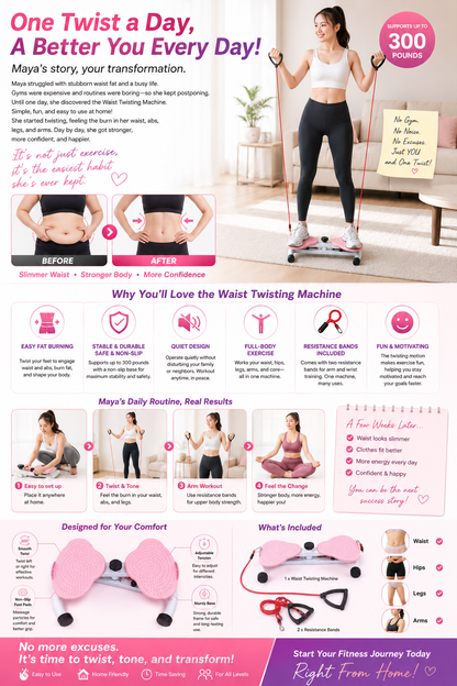 Waist Twisting Machine for Exercise