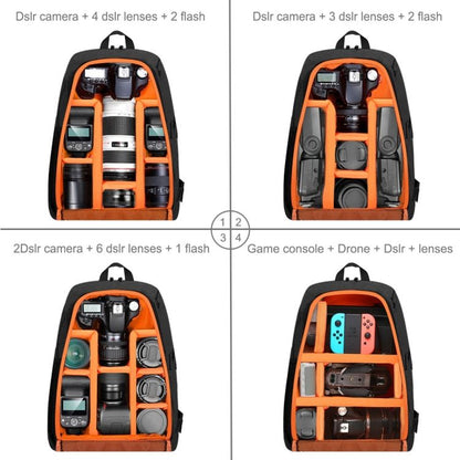 Camera backpack waterproof camera bag