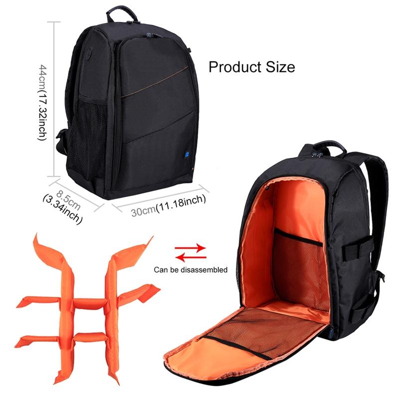 Camera backpack waterproof camera bag