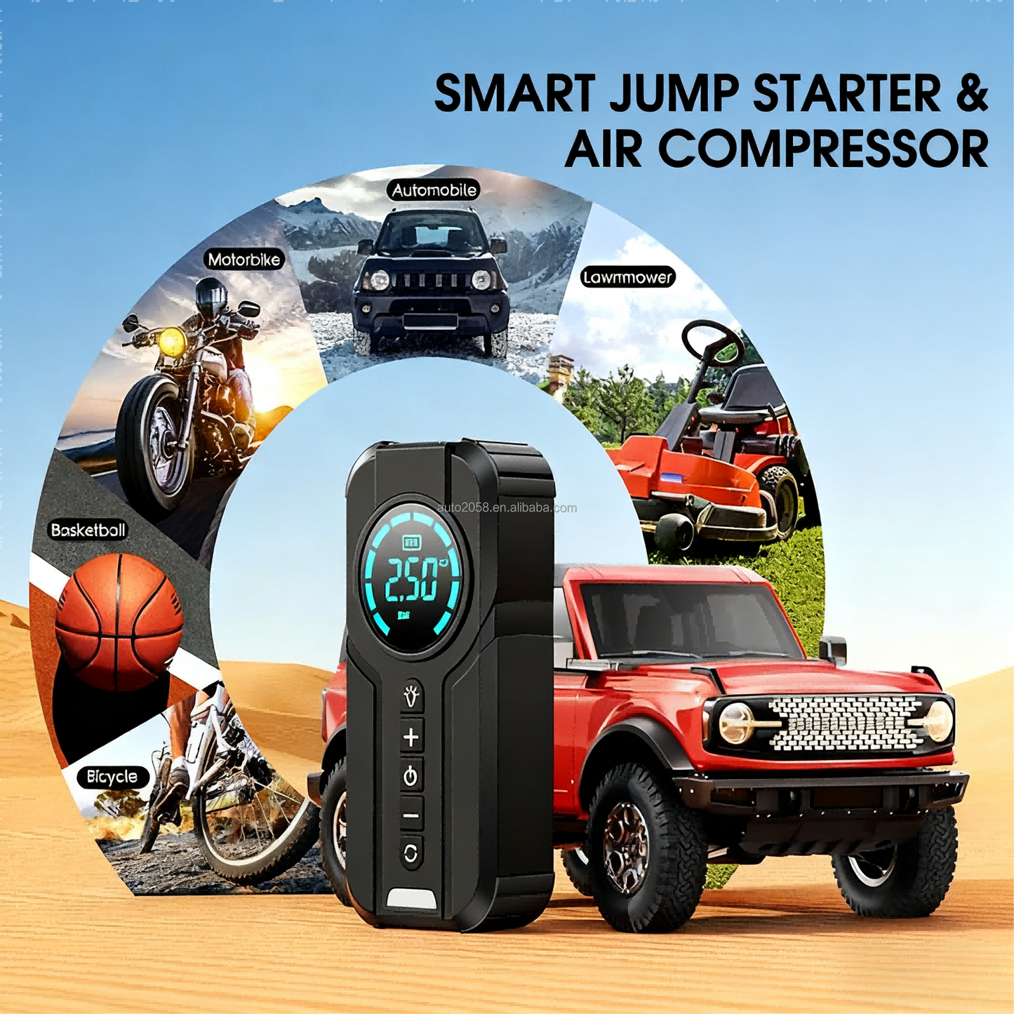 Jump Starter With Air Pump ©