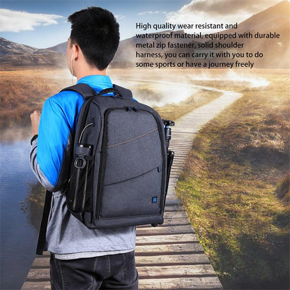 Camera backpack waterproof camera bag
