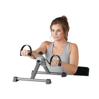 Mini Indoor Pedal Exerciser – Portable Desk Cycle Bike for Arm & Leg Fitness with LCD Display