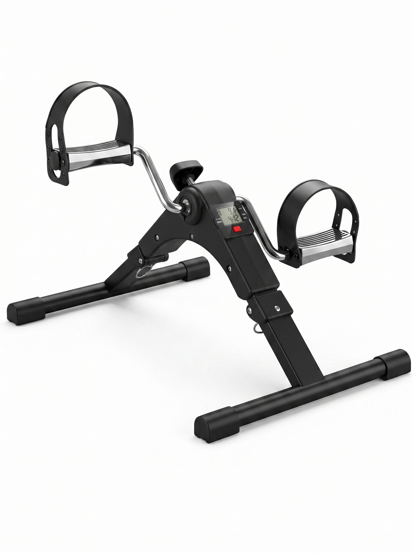 Mini Indoor Pedal Exerciser – Portable Desk Cycle Bike for Arm & Leg Fitness with LCD Display