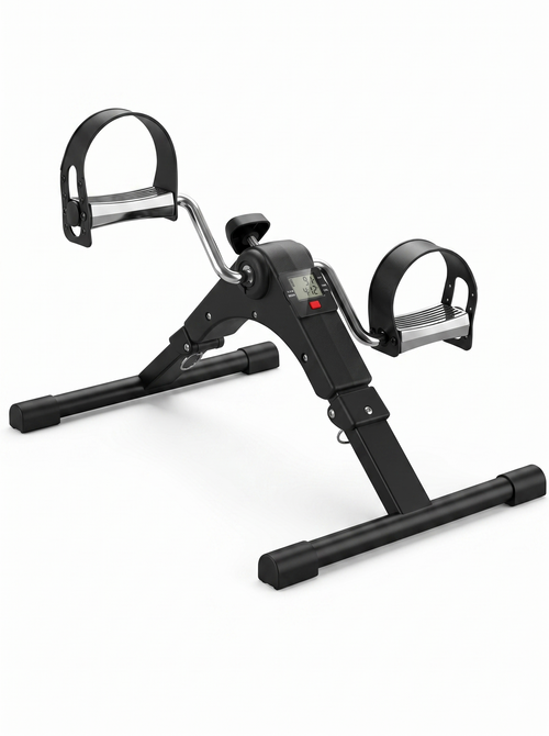 Mini Indoor Pedal Exerciser – Portable Desk Cycle Bike for Arm & Leg Fitness with LCD Display