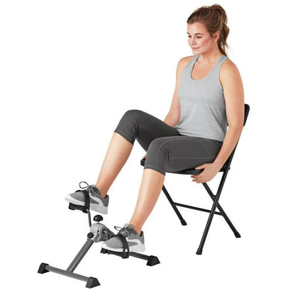 Mini Indoor Pedal Exerciser – Portable Desk Cycle Bike for Arm & Leg Fitness with LCD Display