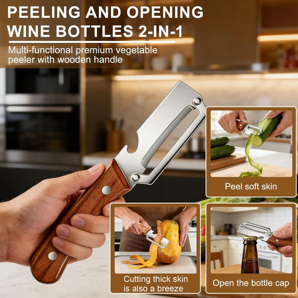 Premium Multi-Functional Fruit & Vegetable Peeler