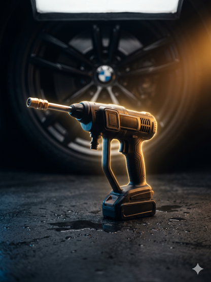 High Pressure Water Cleaning Gun – Cordless Car Wash Pressure Washer 300W 30 Bar